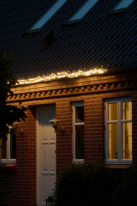 Ljusslinga Kluster 192 LED Varmvit 4 m Stemning